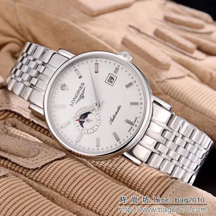 LONGINES浪琴 經典大三針 全自動機械 精品男士腕表 WSS1092